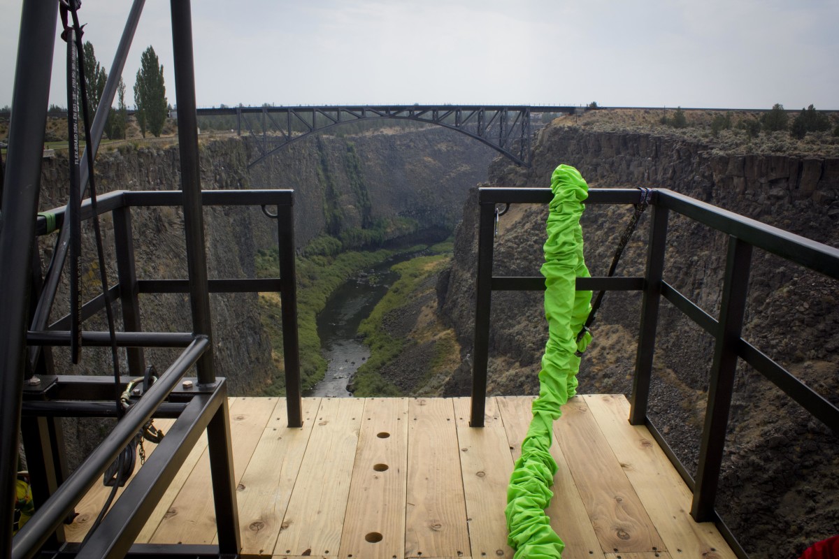 We're not sure if 'higher than it looks' still applies when it looks this high. Photo by Kade Krichko.