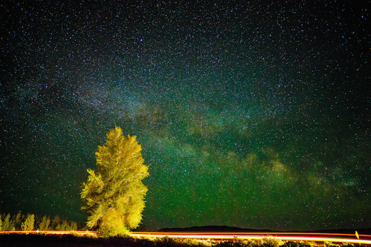 Camping under the stars. Photo courtesy Mike Mestrezat.
