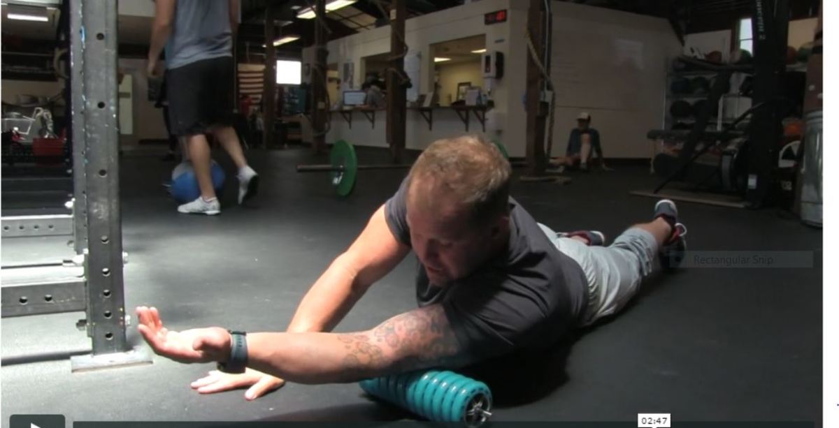 Triceps smash mobility