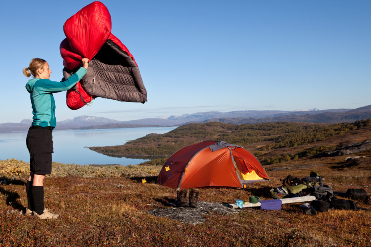 A puffy sleeping bag is a lofty goal. (Ba-dum-schhh.) Photo: Shutterstock
