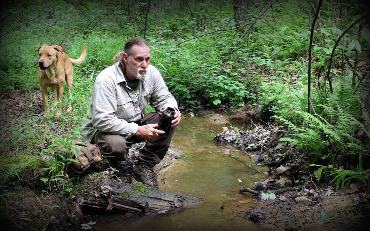 Dave Canterbury at the river