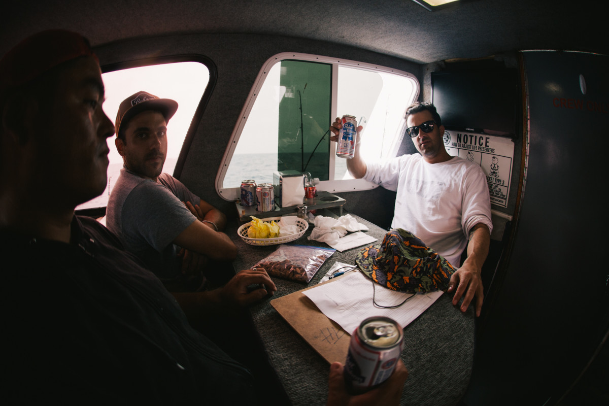 Deep sea fishing charter