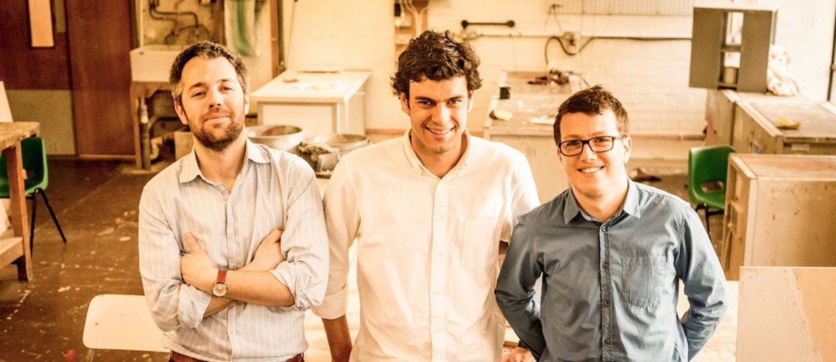 Ooho! is the first project of Skipping Rocks Lab, a London-based startup cofounded by Rodrigo Garcia Gonzalez, Guillaume Couche and Pierre Paslier. Photo: Skipping Rocks Labs