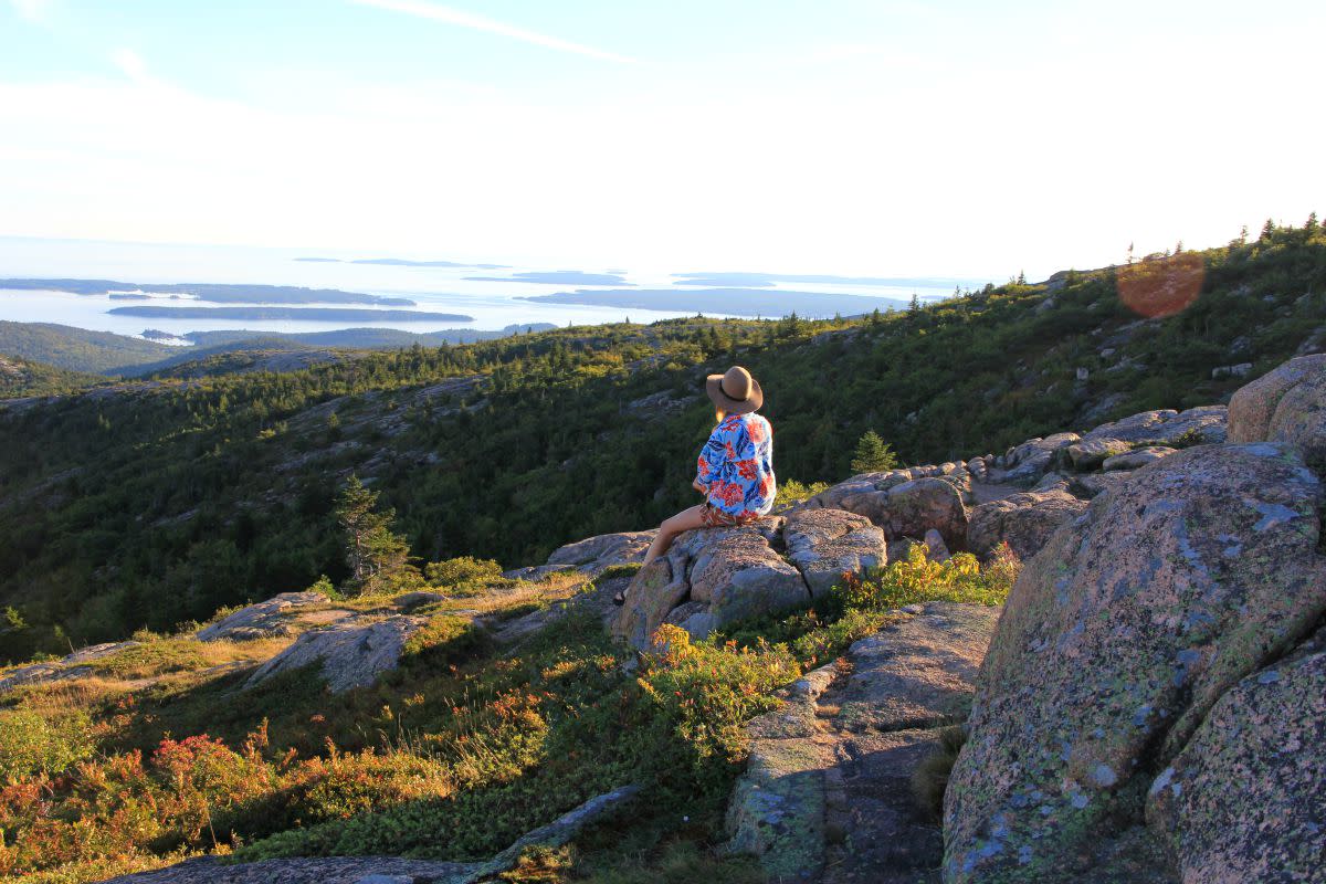 Drive to the top of Cadillac Mountain for the first glimpse of the sun on the East Coast. Photo: Brandon Scherzberg.