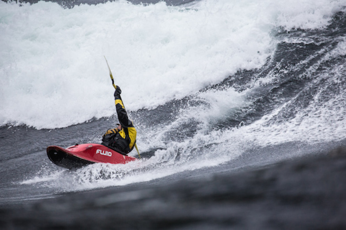 Leif Anderson freestyling on Skookumchuck. Photo by David Spiegel