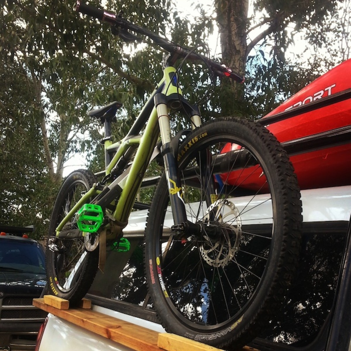 Luke Strictland's shuttle rig.