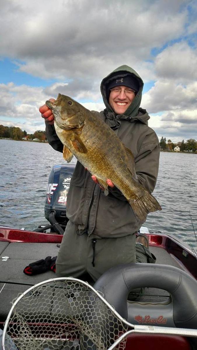 Greg Gasiciel broke a 109-year-old Michigan state-record for smallmouth bass.