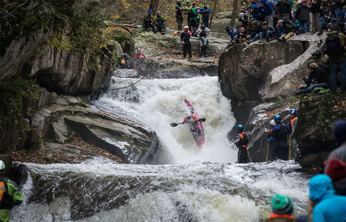 Adriene Levknecht fires off Gorilla at the 2014 Green Race. Photo by Regina Nicolardi
