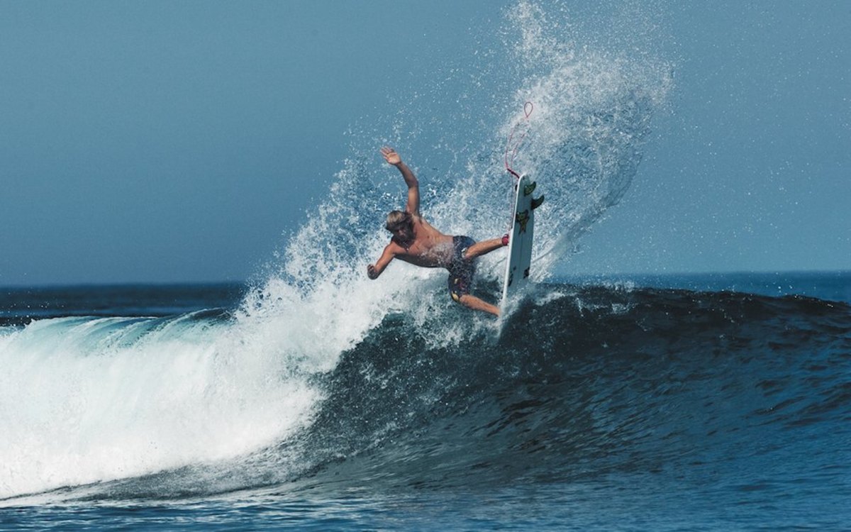 Clay is one of the most inventive surfers of his generation. Photo by Rockstar