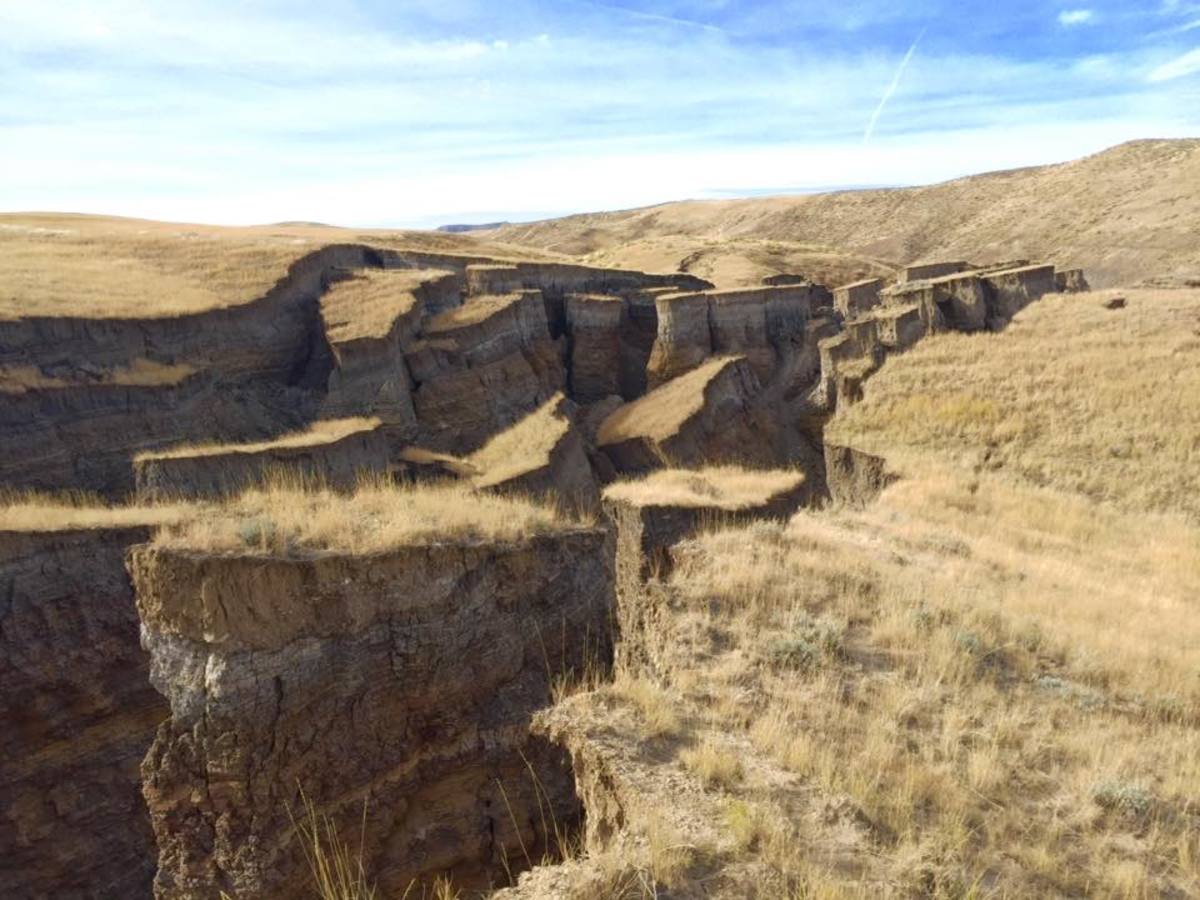 A Wyoming Geological Survey expert called it a "fairly small event given the overall aspect of how big landslides can be." Photo: Randy Becker