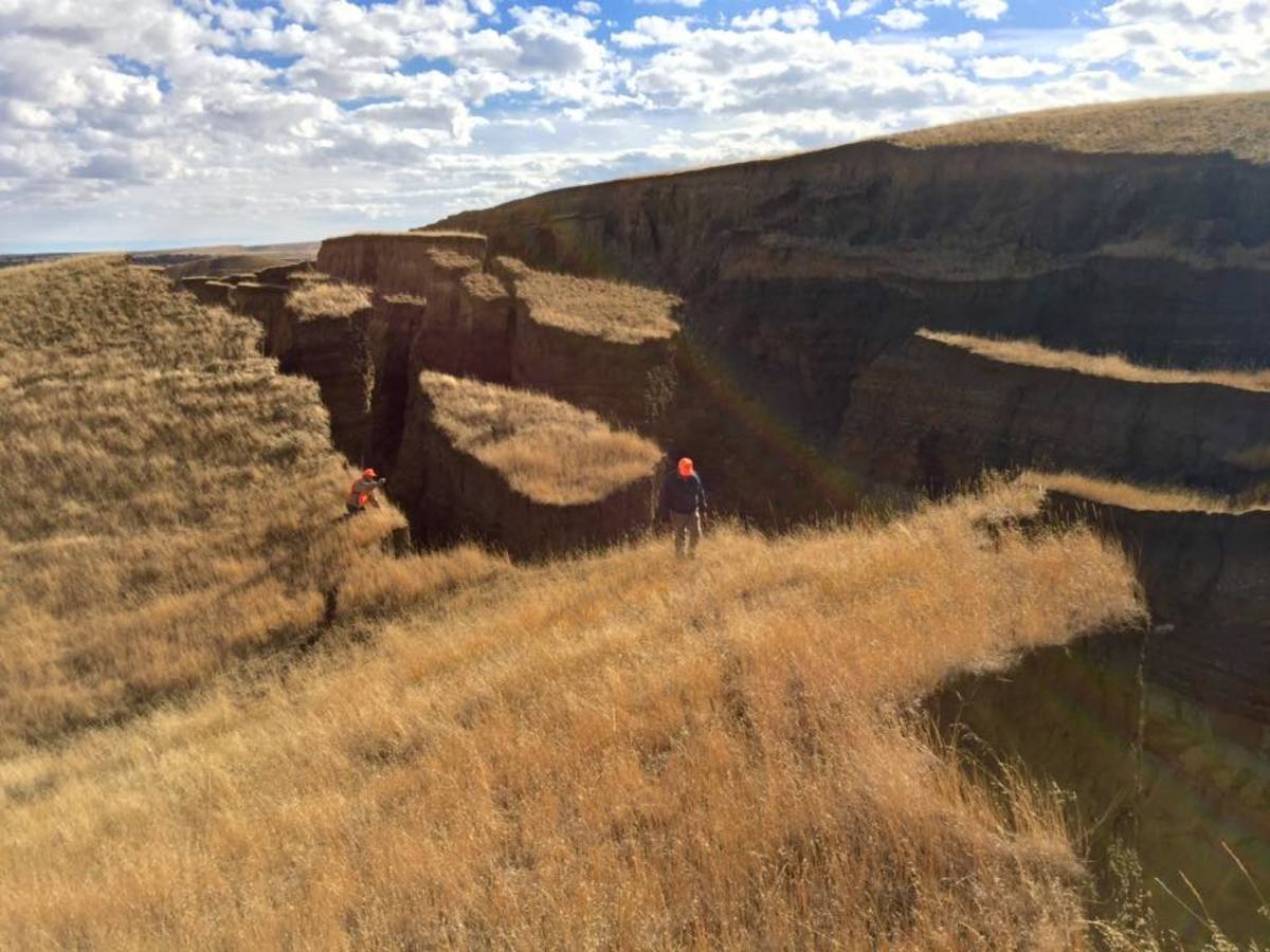 The massive crack in the Bighorn Mountains is "an awesome example of how our earth is not as stable as you might thing," Randy Becker wrote