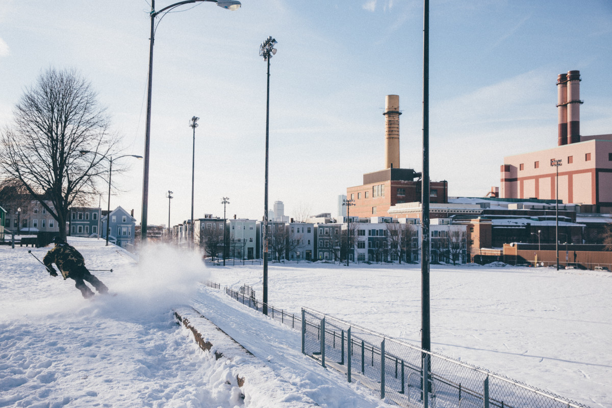 Street skiing For lack of Better