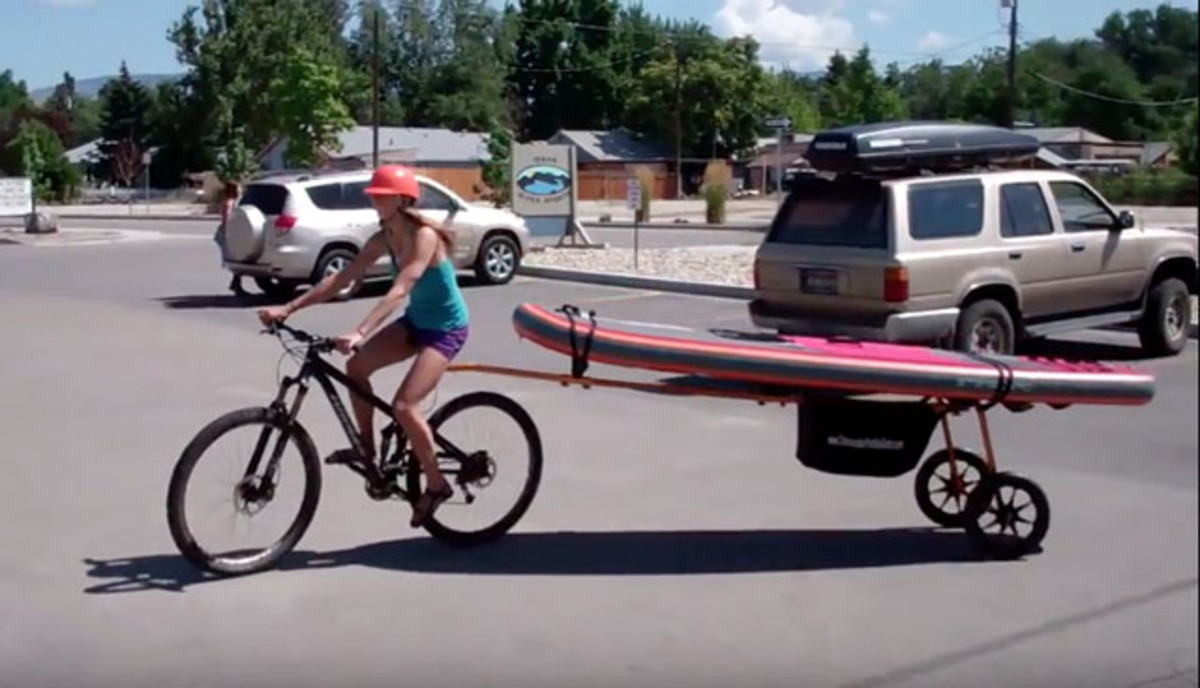 paddle board bike carrier