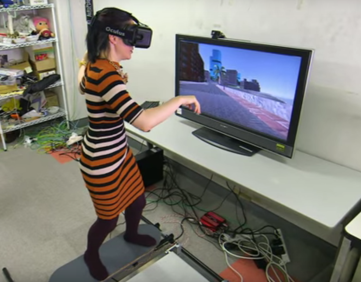 Virtual Reality Skateboard