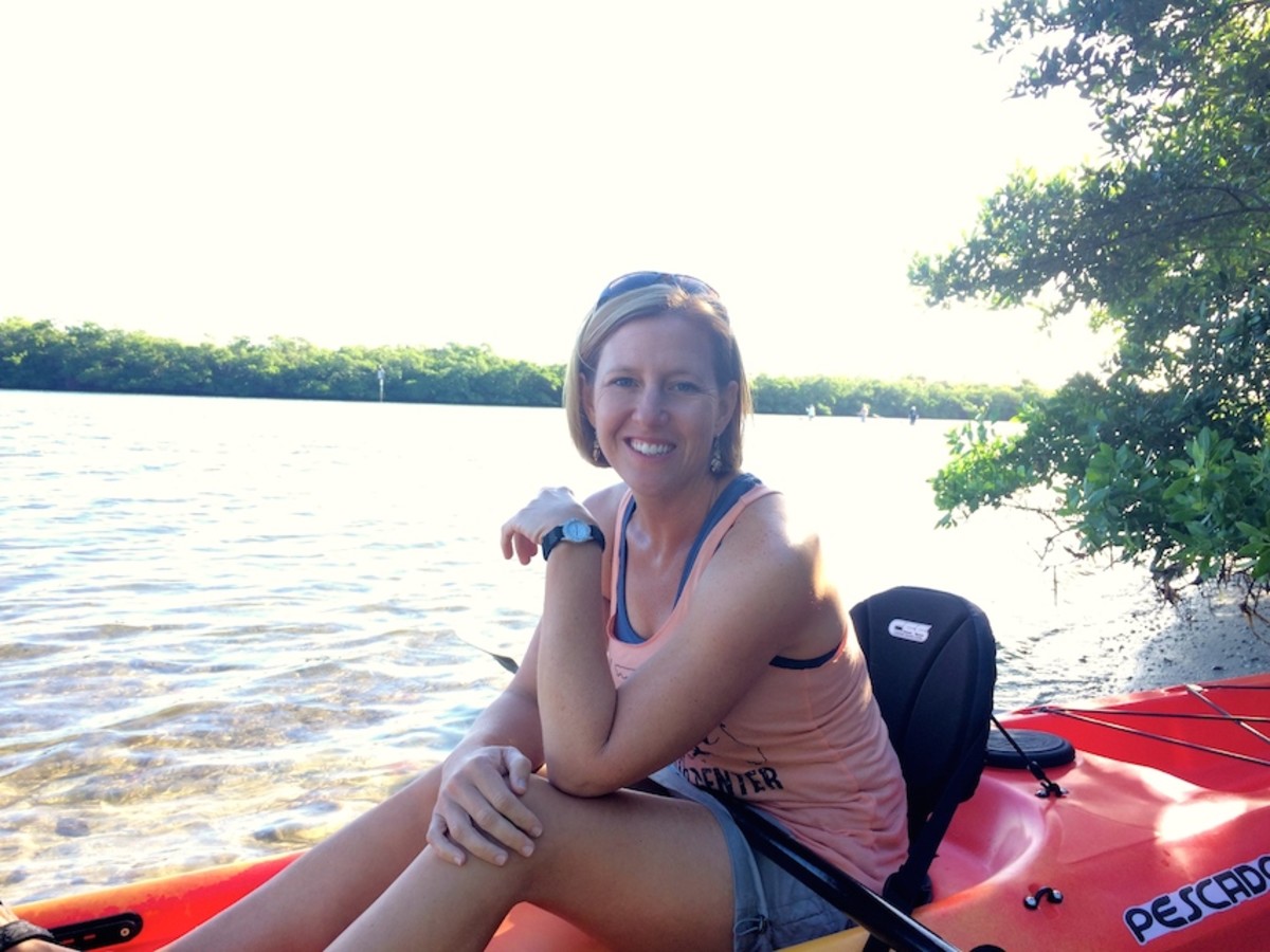Kenya Leonard in her Perception Pescador 12.0
