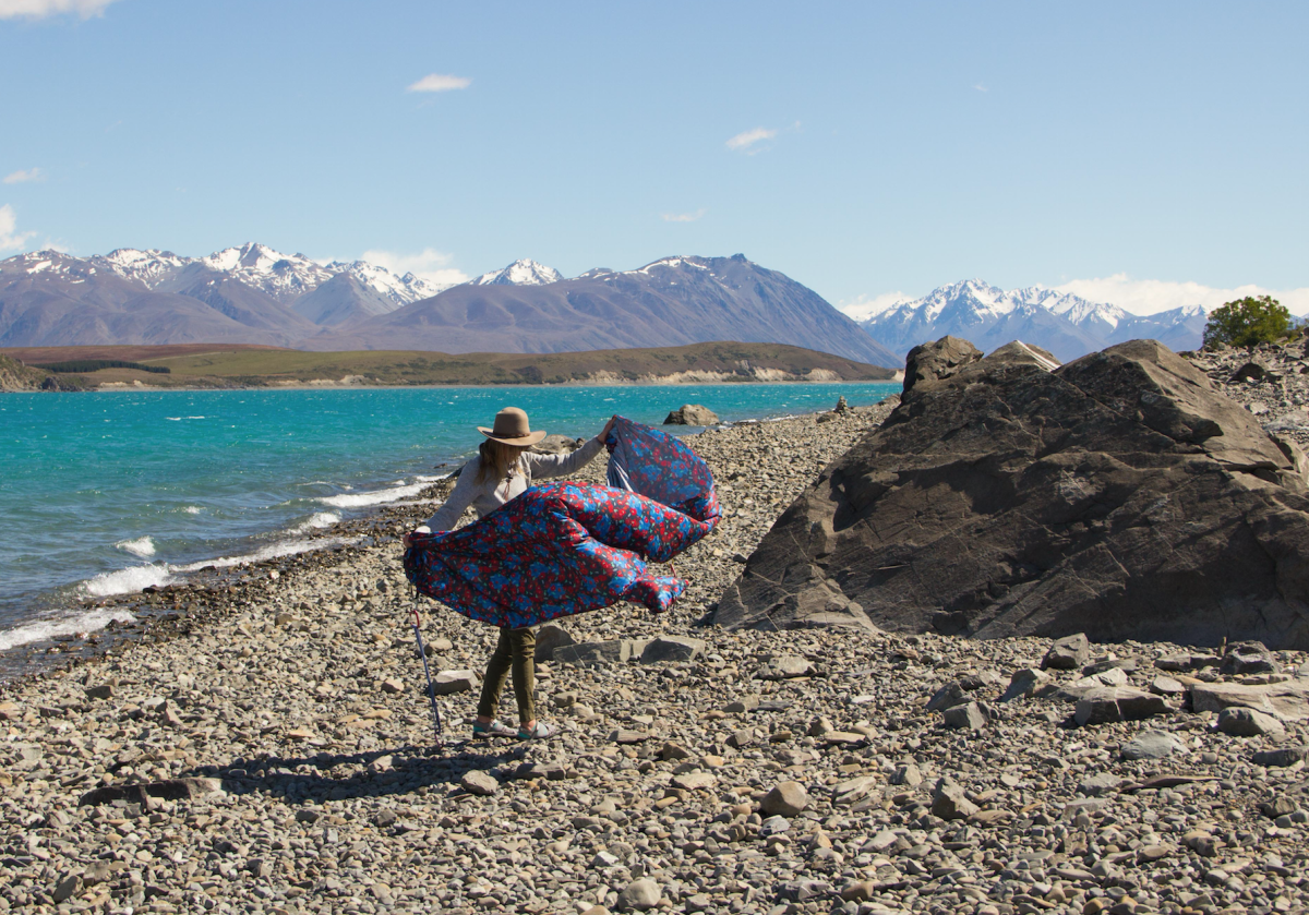 No trees? Your hammock can still be useful. Photo: Brandon Scherzberg