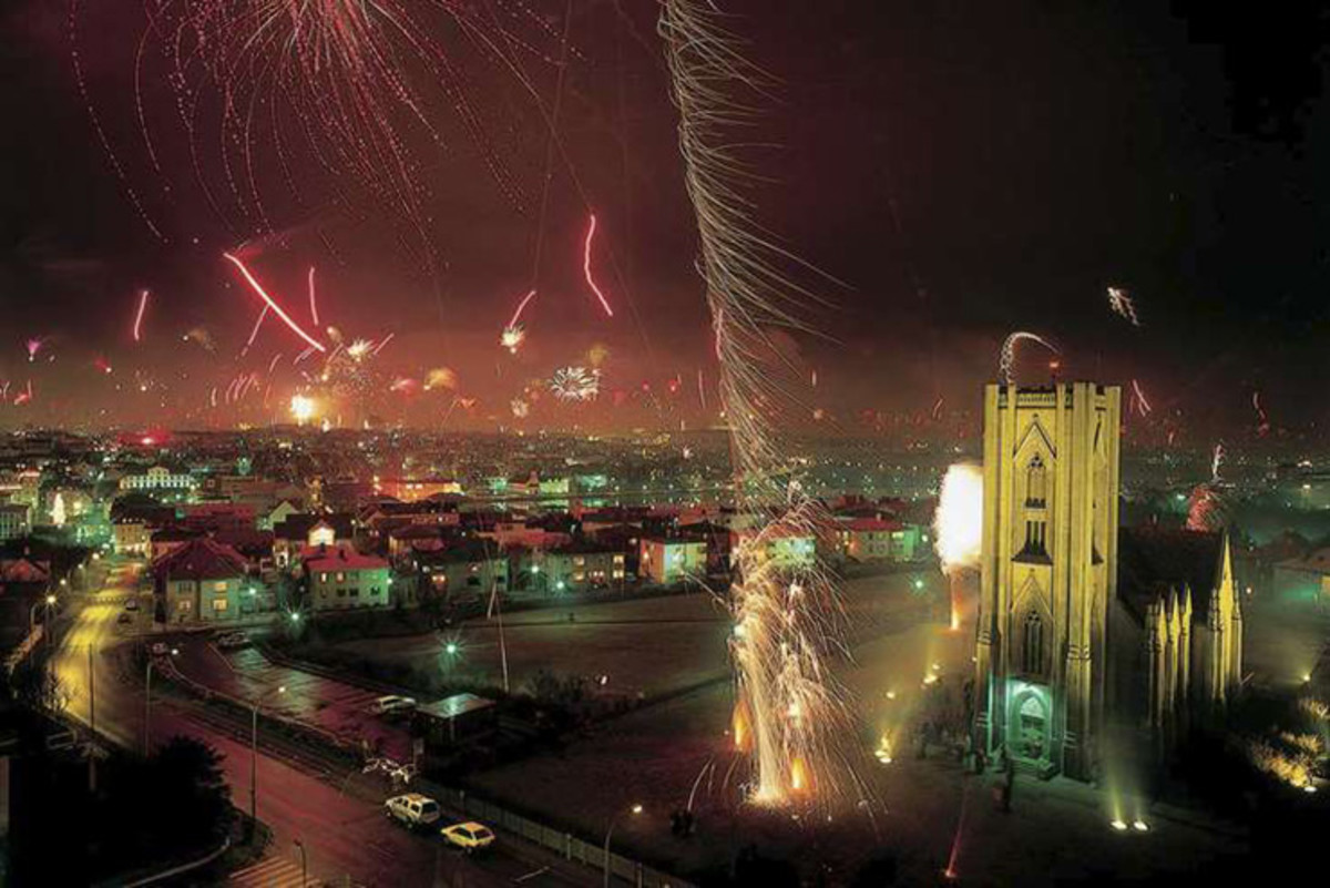 Reykjavik is known for having one of the best fireworks displays in the world. Photo: Courtesy Iceland Air