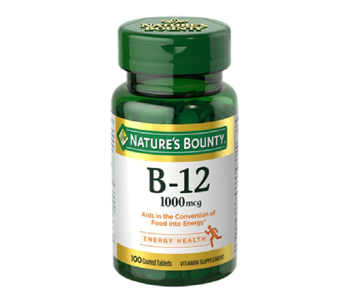 Container of B-12 capsules