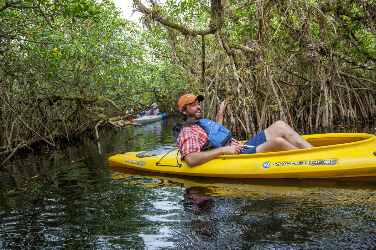 Kayaking in the Everglades—it can get a little tricky. Photo: Shutterject/Flickr