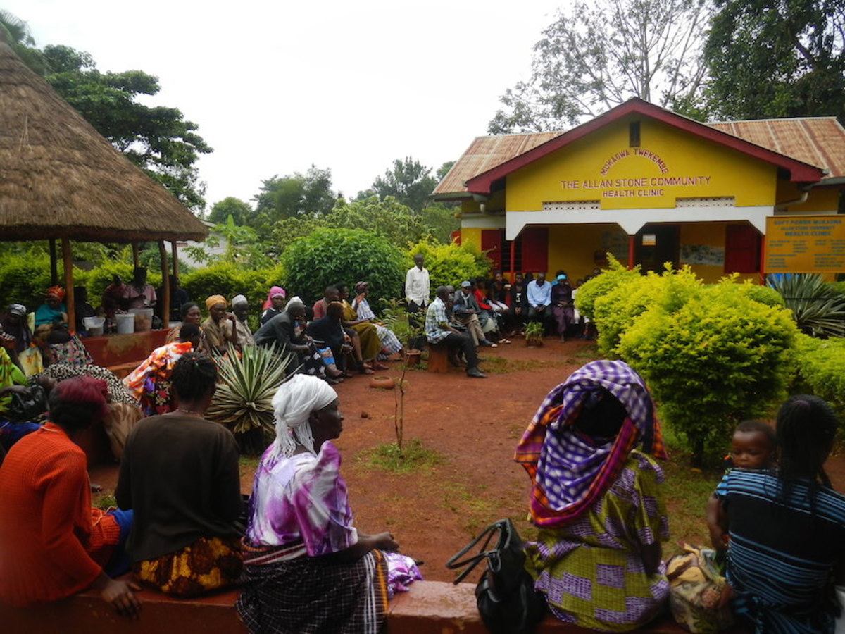 Patients waiting to be seen at Soft Power Health on its 10 year anniversary