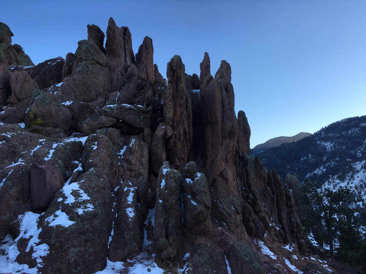 Boulder budget travel hike