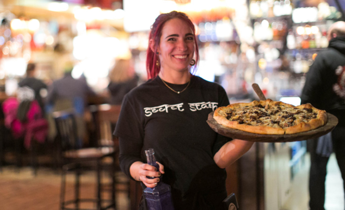 Secret Stash in the town of Crested Butte features a great vibe and creative pizza by East Coasters. Photo: Ann Coen.