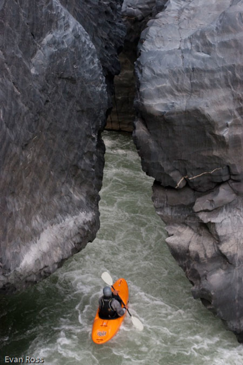 Matt klema paddling in Peru, 2010. Photo by Evan Ross.
