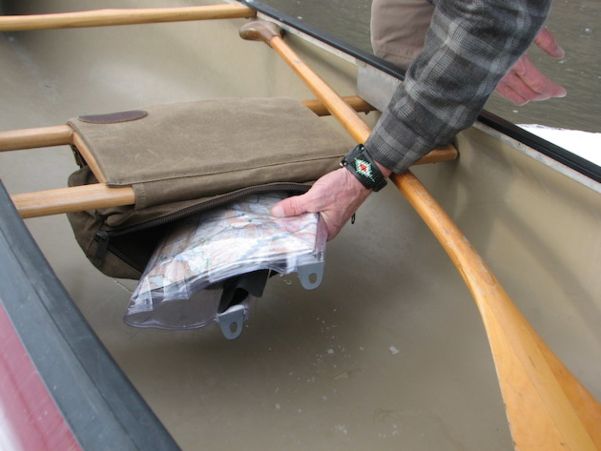 Canoe accessory bags by Frost River.
