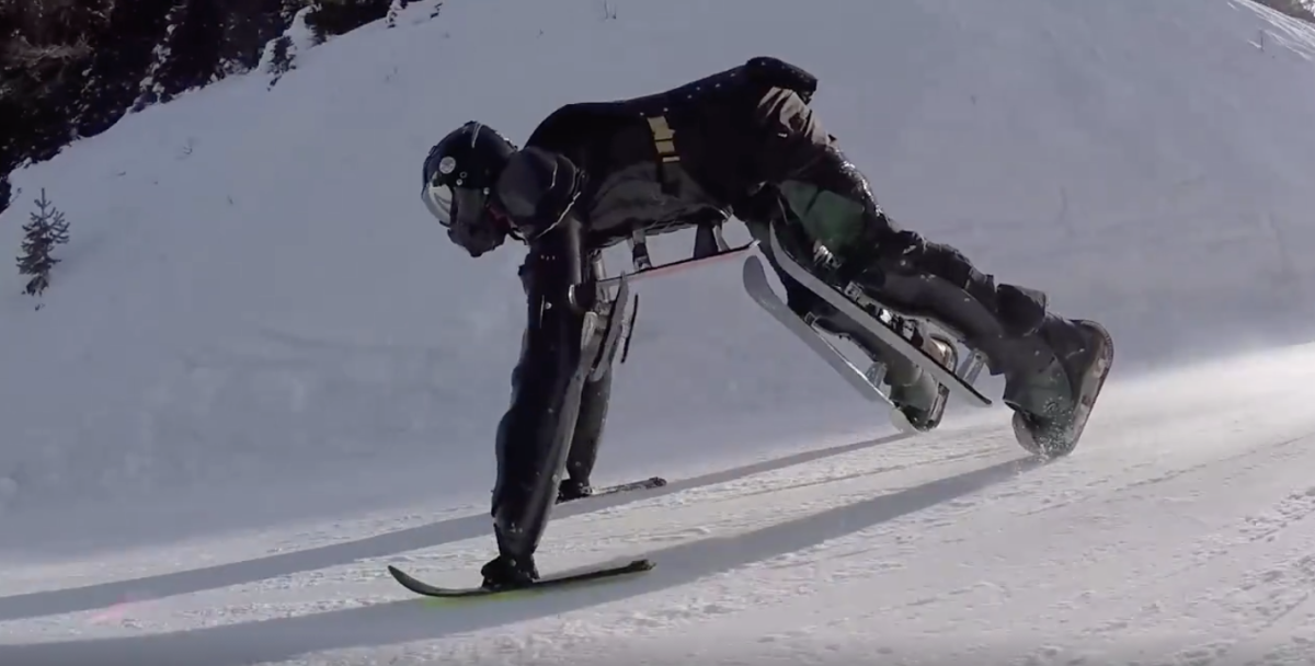 Skiing inventor creates the Buggy Ski