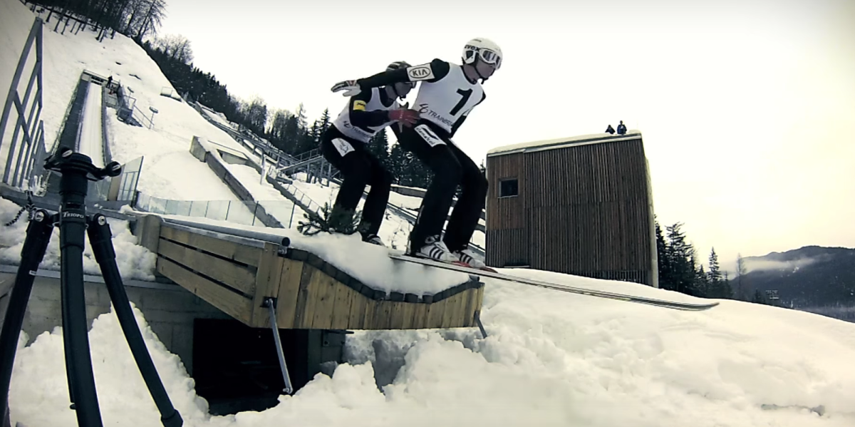 Watch Two Skiers Land The First Ever Tandem Ski Jump Men S Journal Watch Two Skiers Land The First Ever Tandem Ski Jump Men S Journal