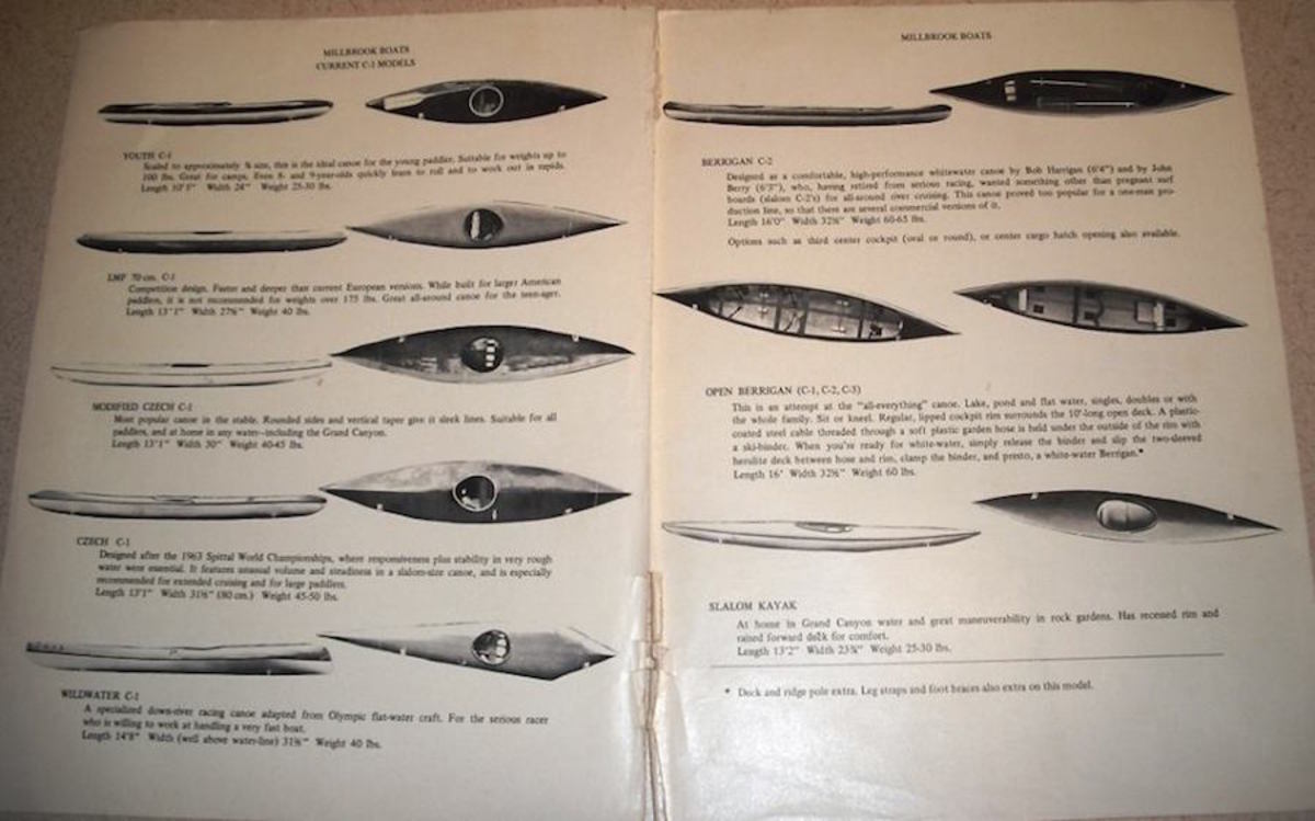 1970's Millbrook Boats catalog. Photo Millbrook Boats Facebook site