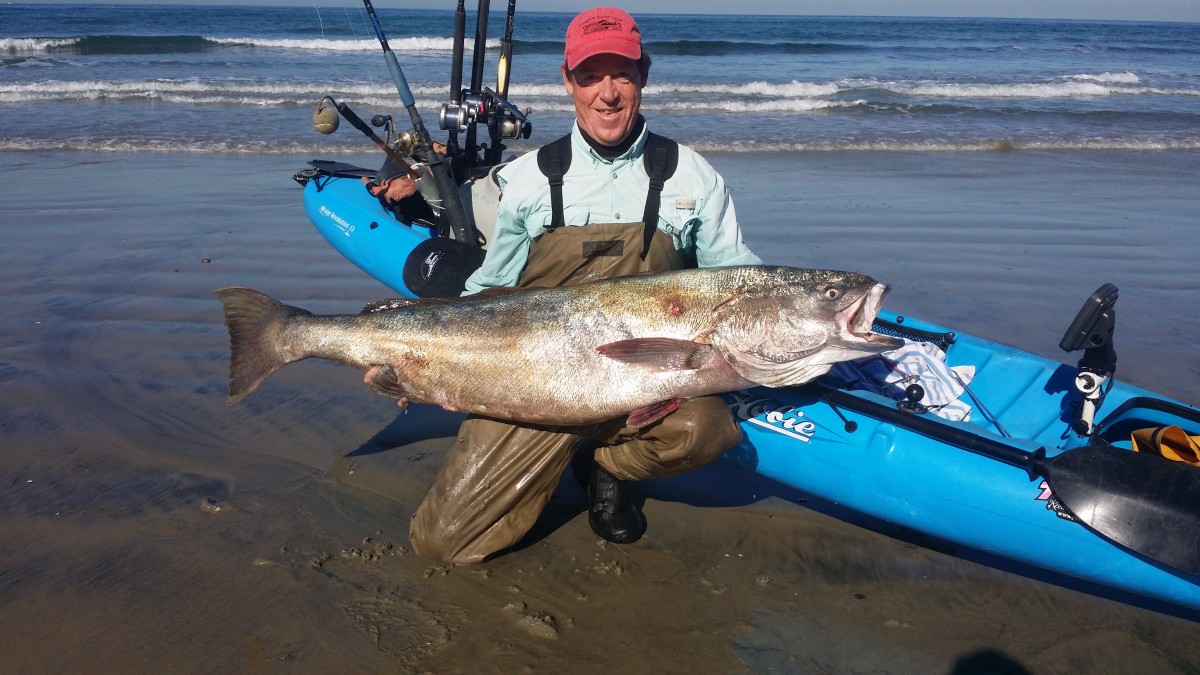 "The kayak turned... and it was the kayak or the fish. I grabbed the fish." Courtesy of Brian Fagan