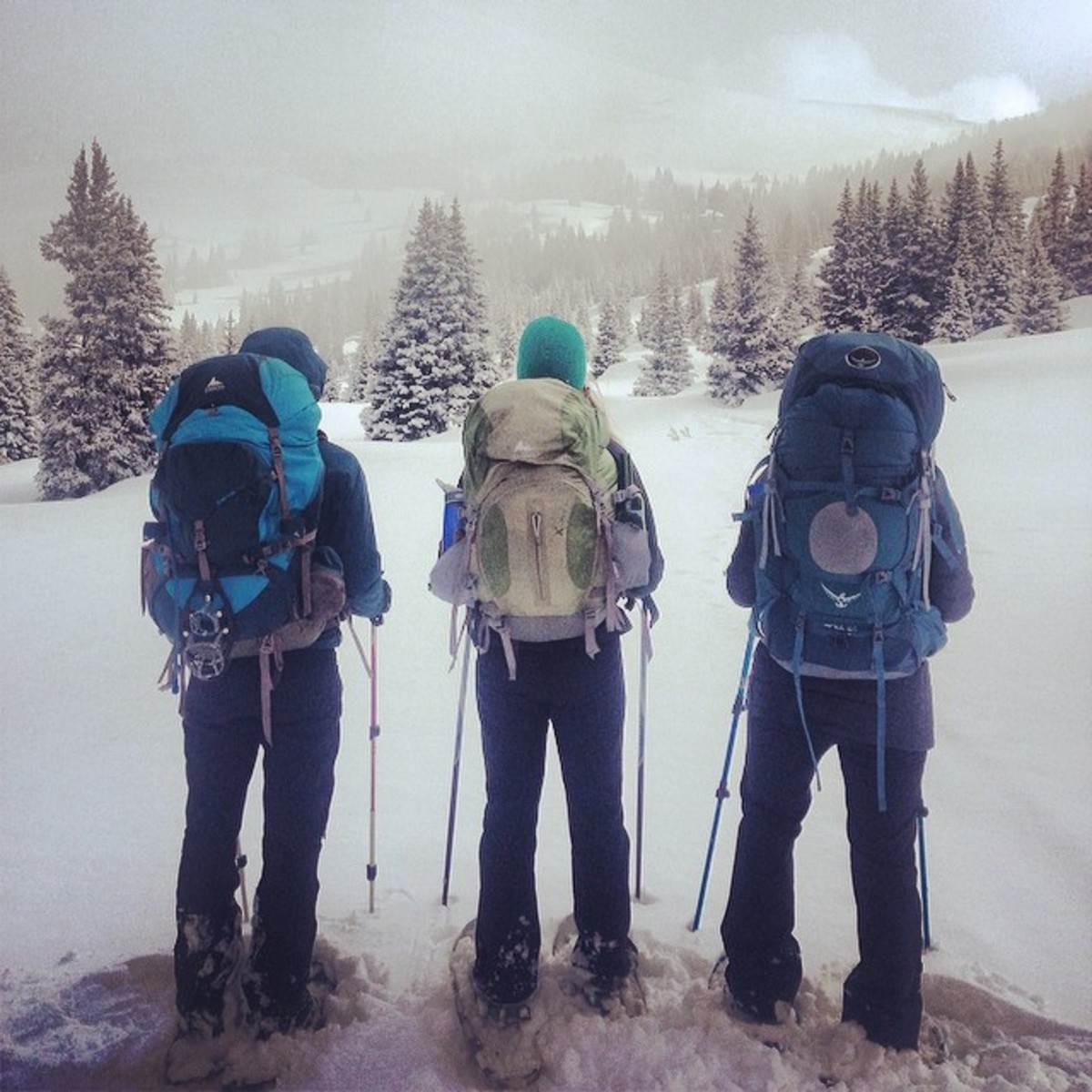 skiing