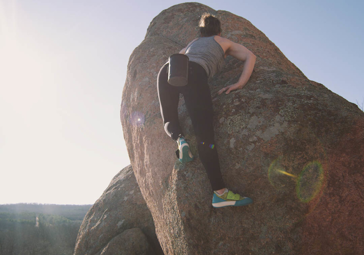 Developed for Navy SEALs, the Dark Matter rubber composite is sticky on rock and holds color. Photo: Courtesy of So Ill