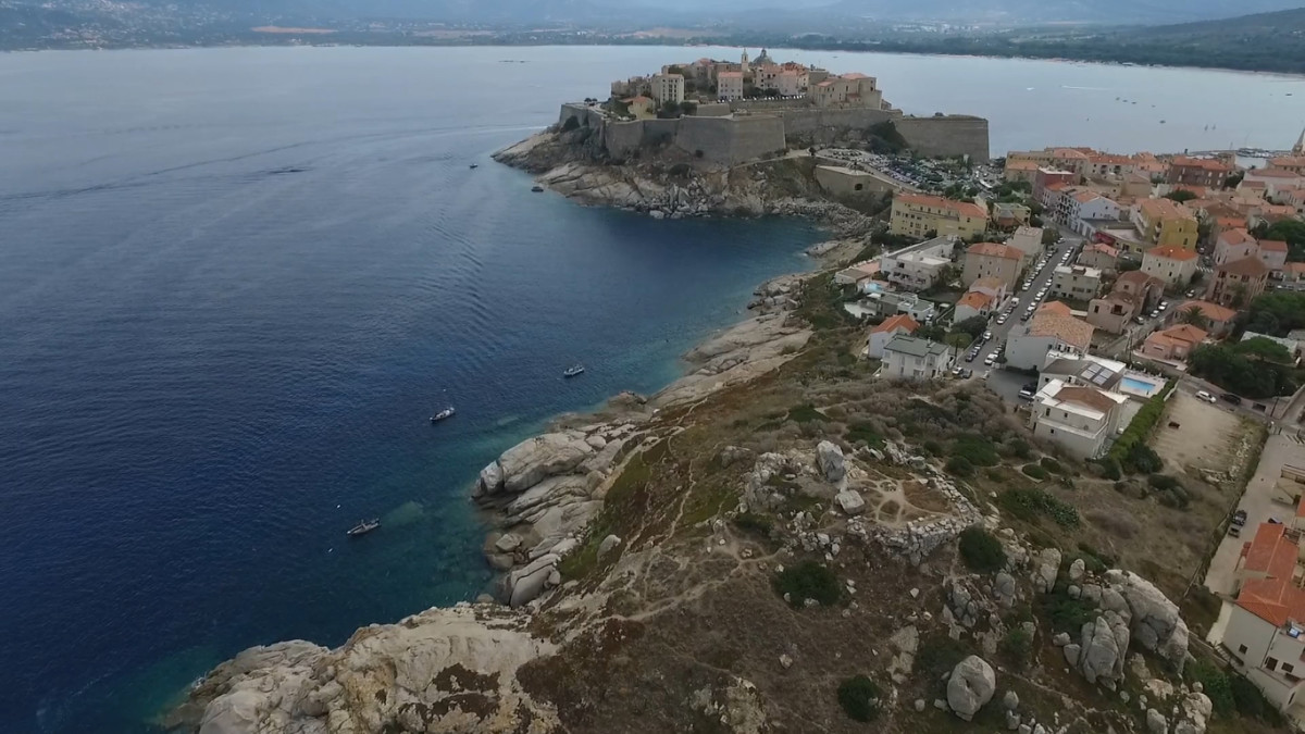Corsica. Image from Erin Bastian's short film, "Girls Go Round."