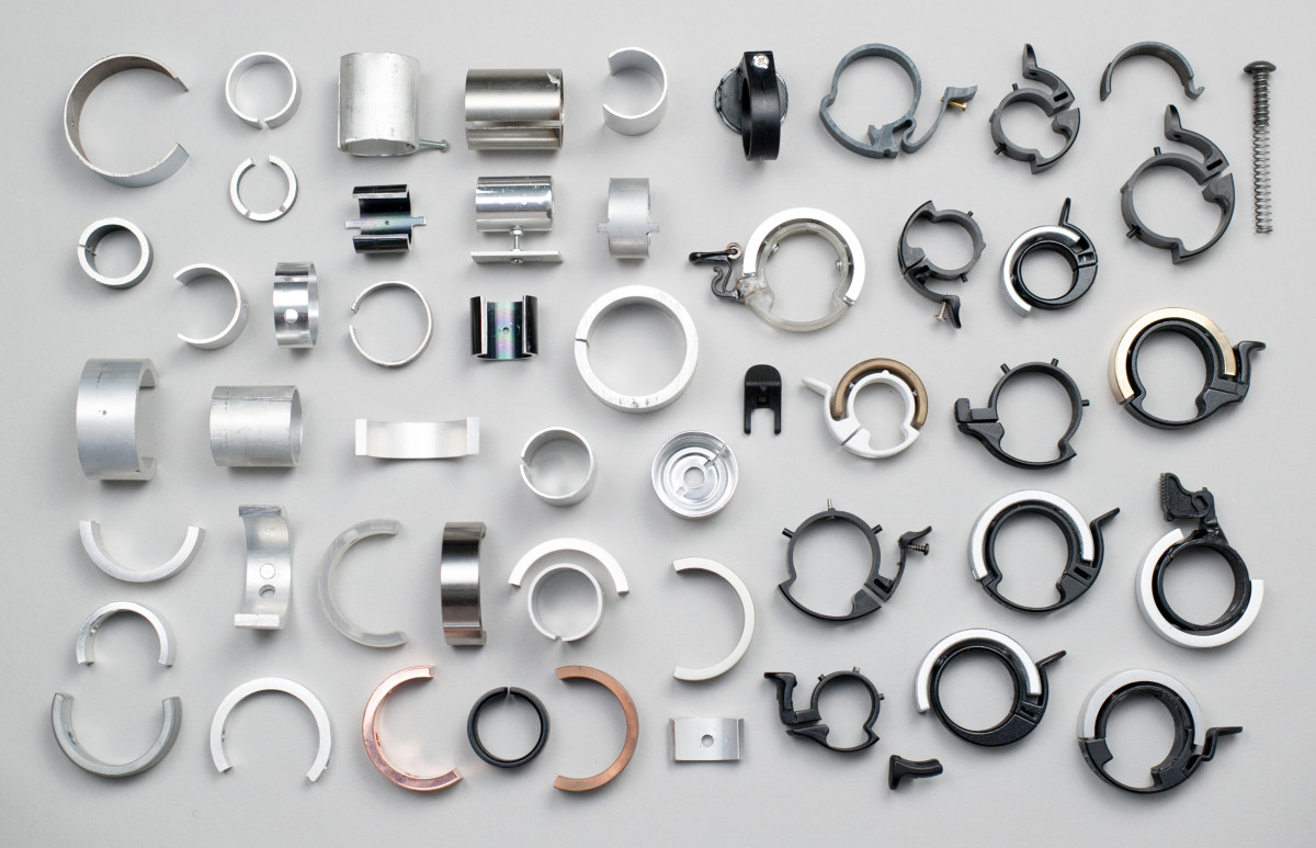 A portion of the prototypes that led to the Oi. Photo: Courtesy of Knog