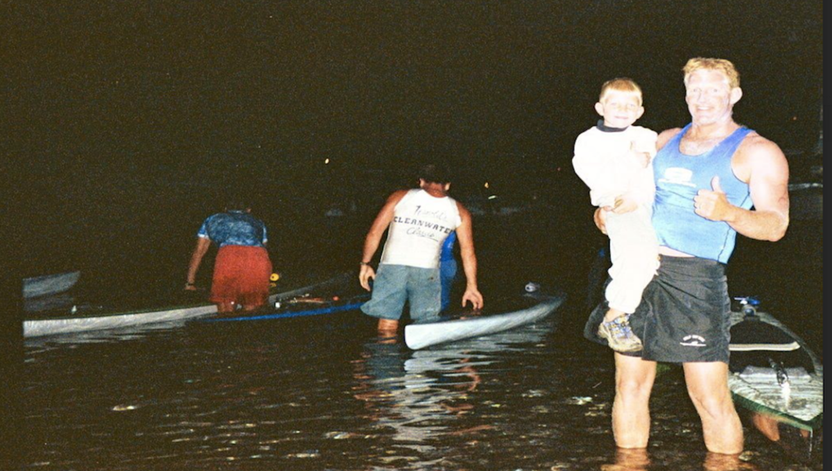 Joe Bark has been getting Jack and his other kids out on the water since the time they could walk. Photo courtesy of the Bark Family.