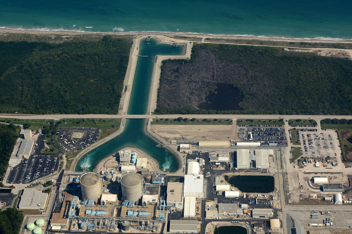 Scuba diver was sucked in by the St. Lucie Nuclear Power Plant intake pipe.