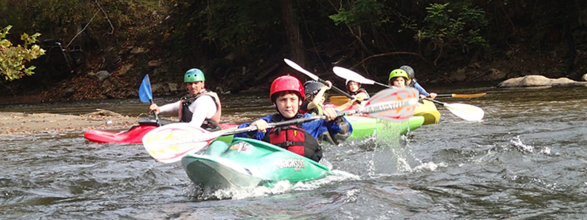 The Nantahala Racing Club introduces Western North Carolina kids to kayaking