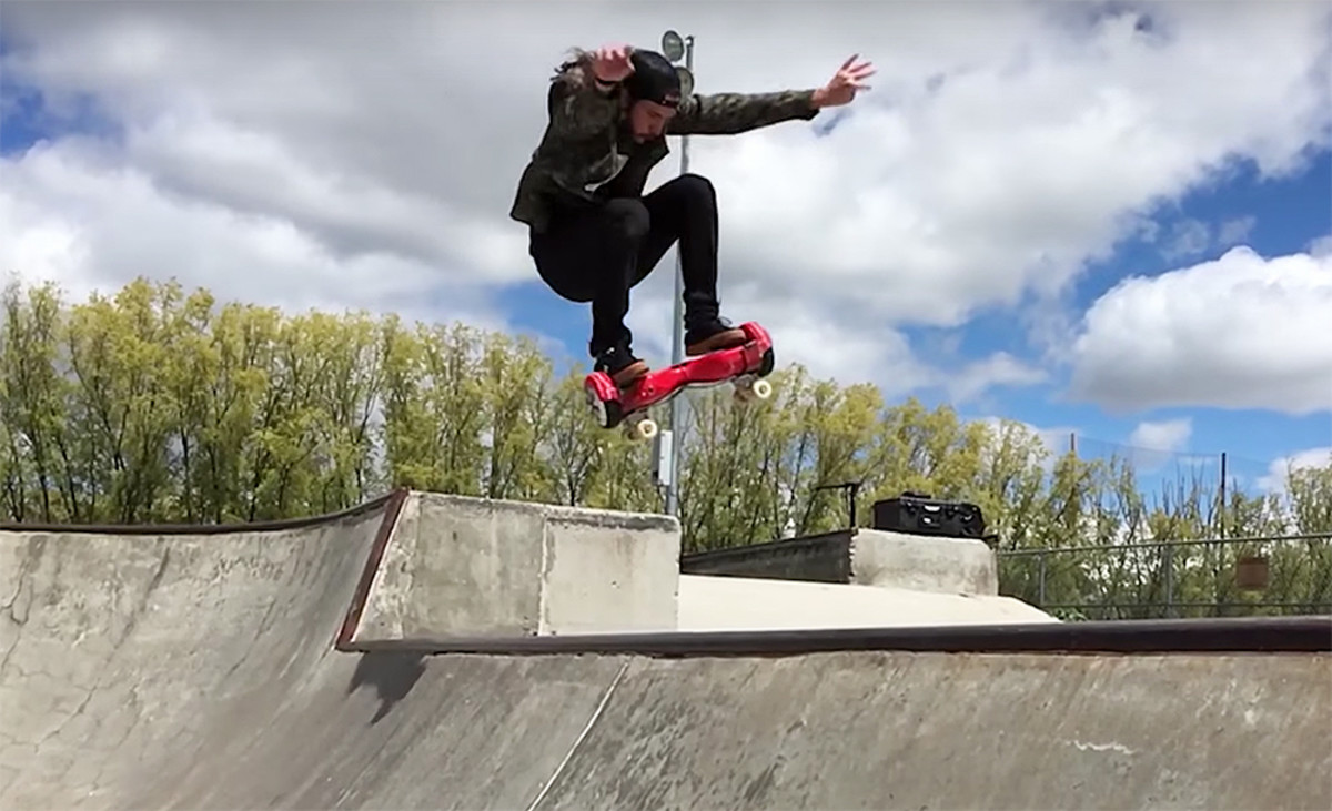 We'd say the hoverboard skateboard definitely shreds.