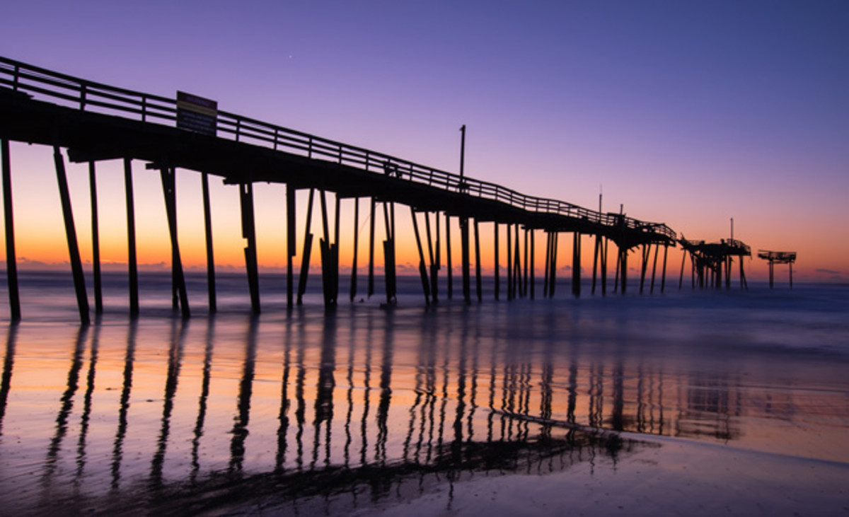 The Outer Banks have a lot of camping options are a probably the best bet for summer swell. Photo: Sky Mathews/Flickr