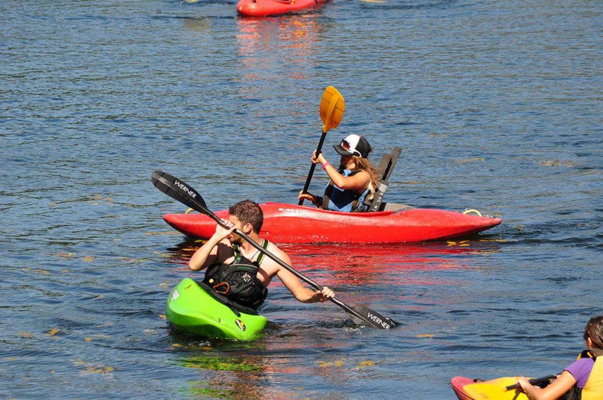 Water sports? Fair game for 22-year-old May. Photo: Courtesy of May