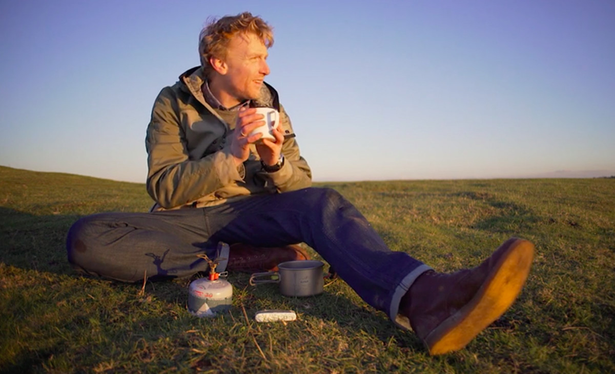Alastair Humphreys himself enjoying one such microadventure.
