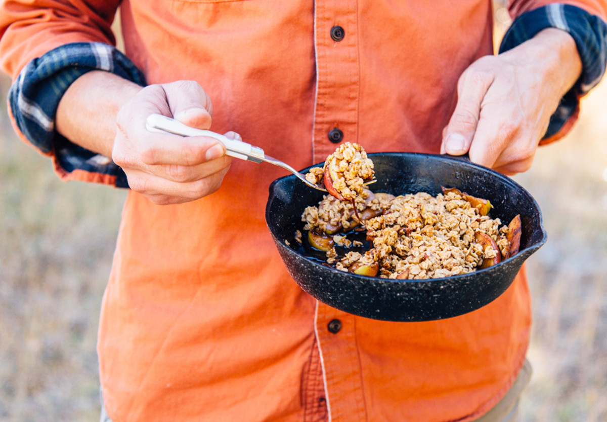 cast iron fresh off the grid