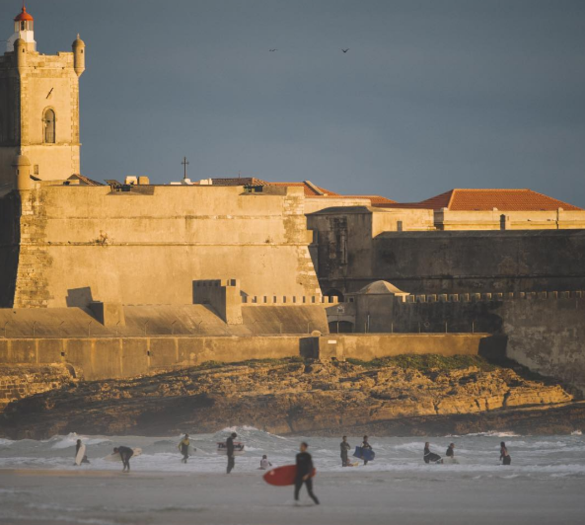 A mix of old and new makes the Lisbon surf scene one of the most unique in the world. Photo courtesy of Angels Surf School.