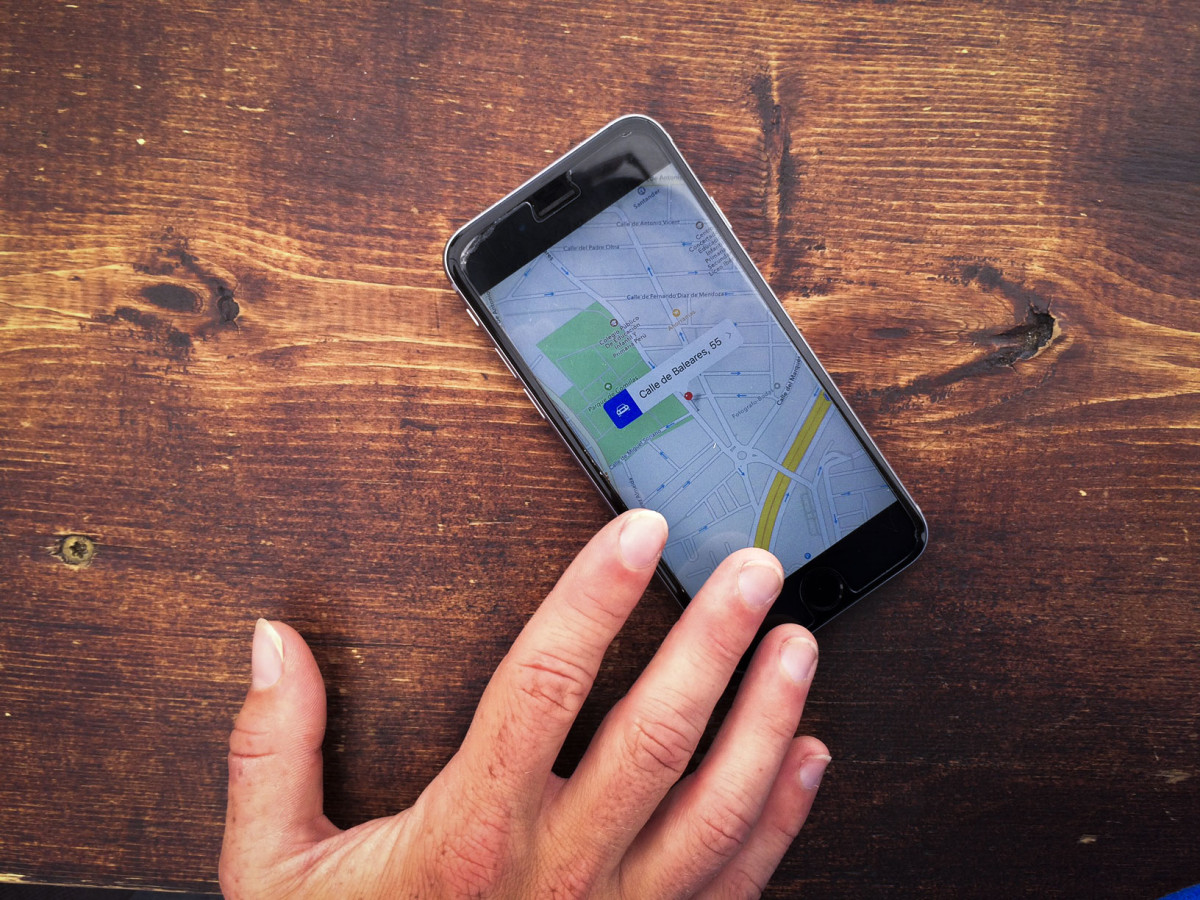With Google Maps, you can know where you are, even without bars. Photo courtesy of Krystin Norman/@krystinnorman.