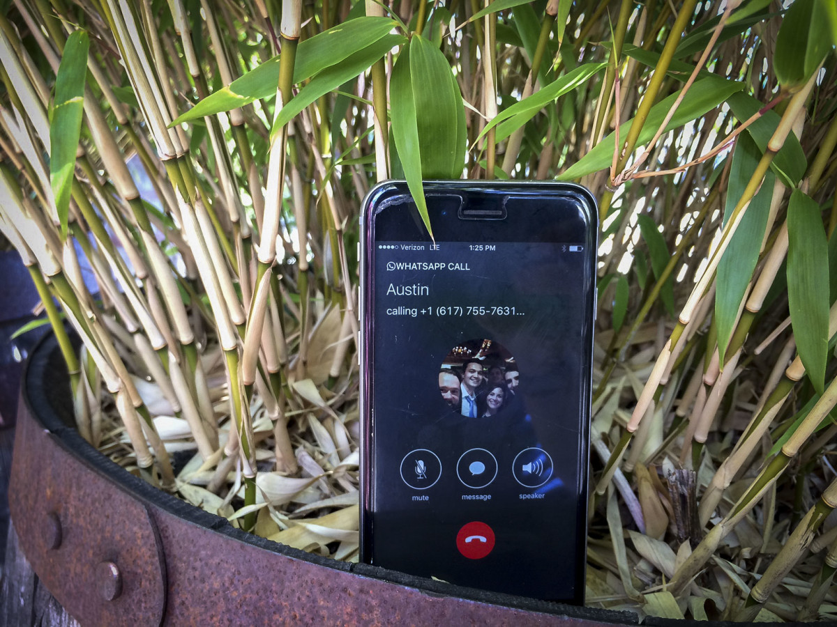 Messaging services like Whatsapp are now great options for phone calls overseas. Photo courtesy of Krystin Norman/@krystinnorman.