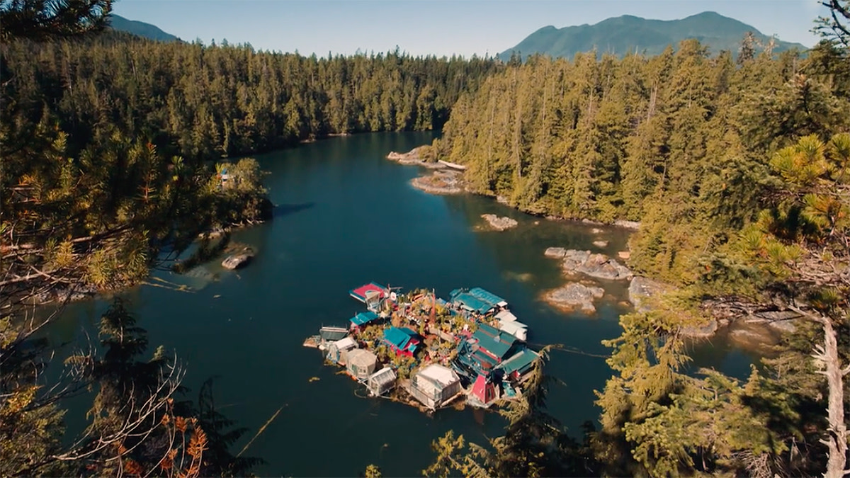 Freedom Cove floating island