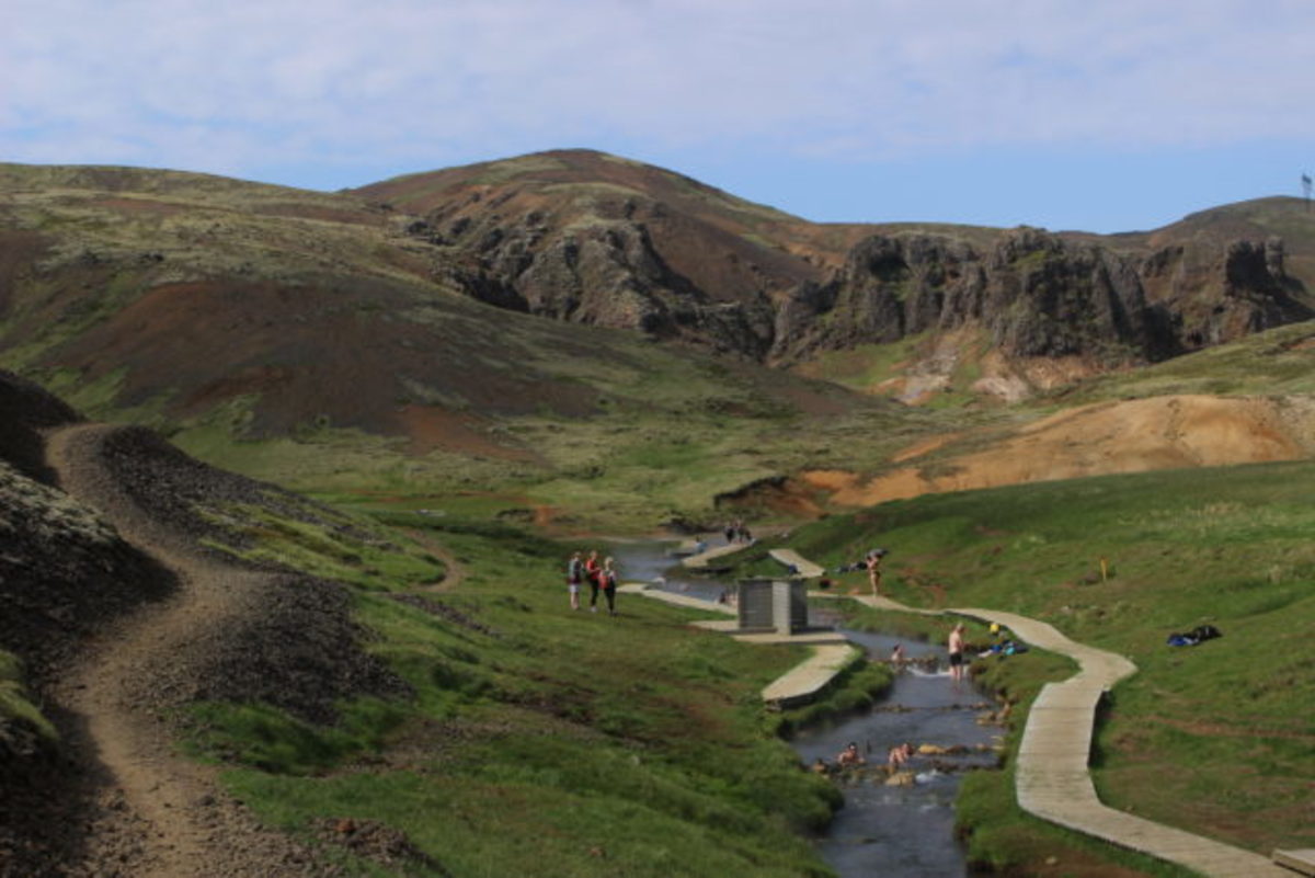 Hike to the hot river in Hveragerði. Photo Credit: Mattie Schuler