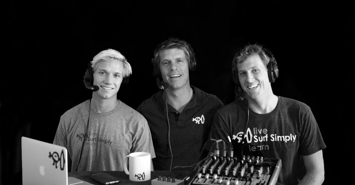 Surf simply podcast presenters portrait